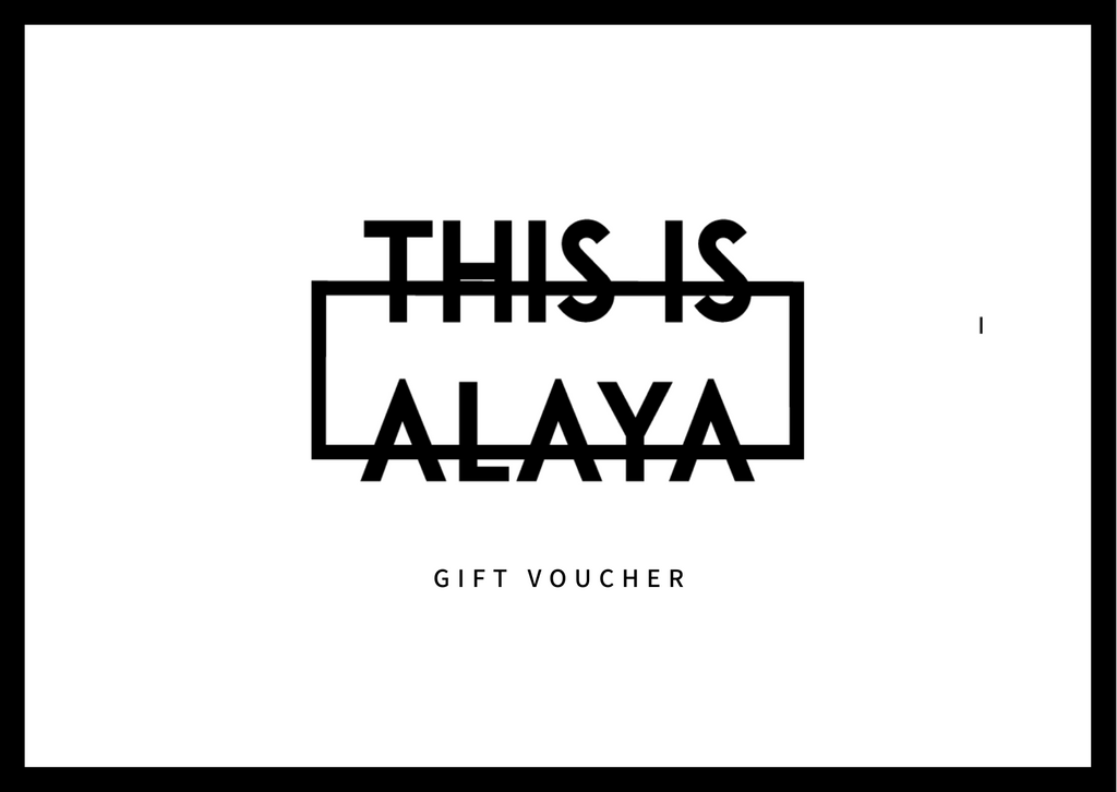 Alaya Gift Card